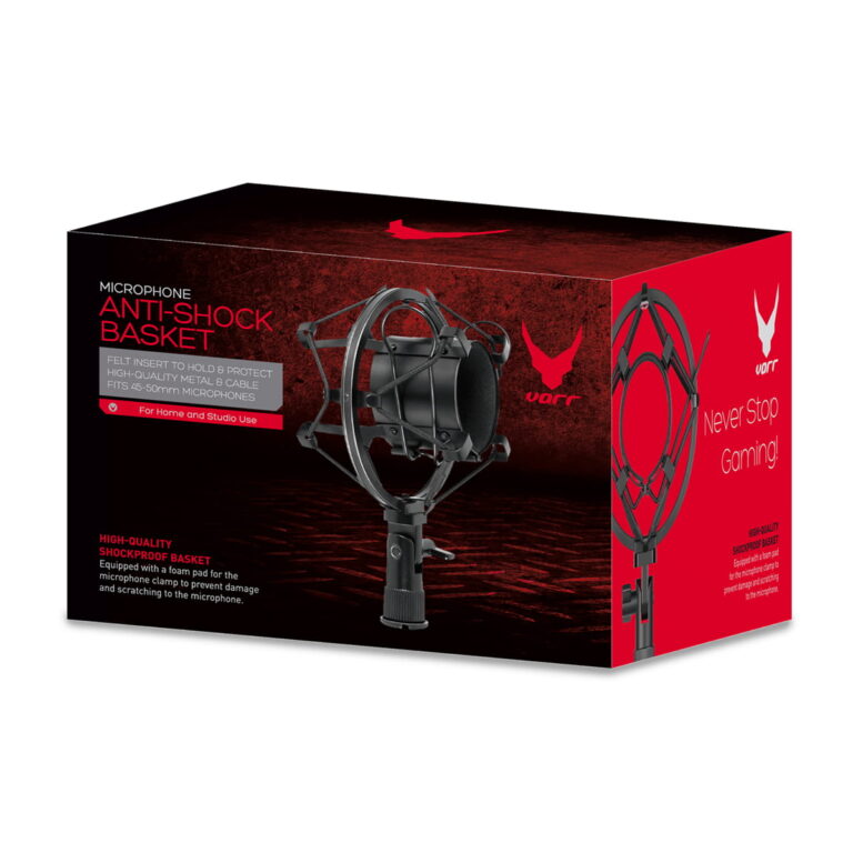 Support de Panier Antichoc Pour Microphone Gaming VARR VGMSBS – Noir -45599 Tunisie