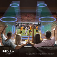 Téléviseur Thomson 43QG5C14 UHD 4K Qled Smart Google TV Noir Tunisie