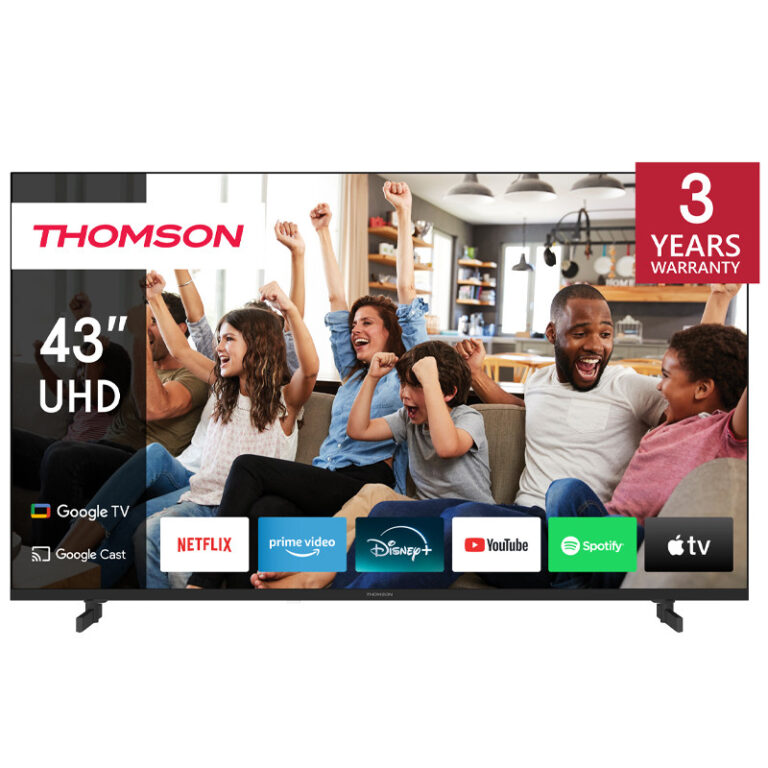 Téléviseur Thomson 43UG4S14 UHD 4K Smart Google TV Noir Tunisie