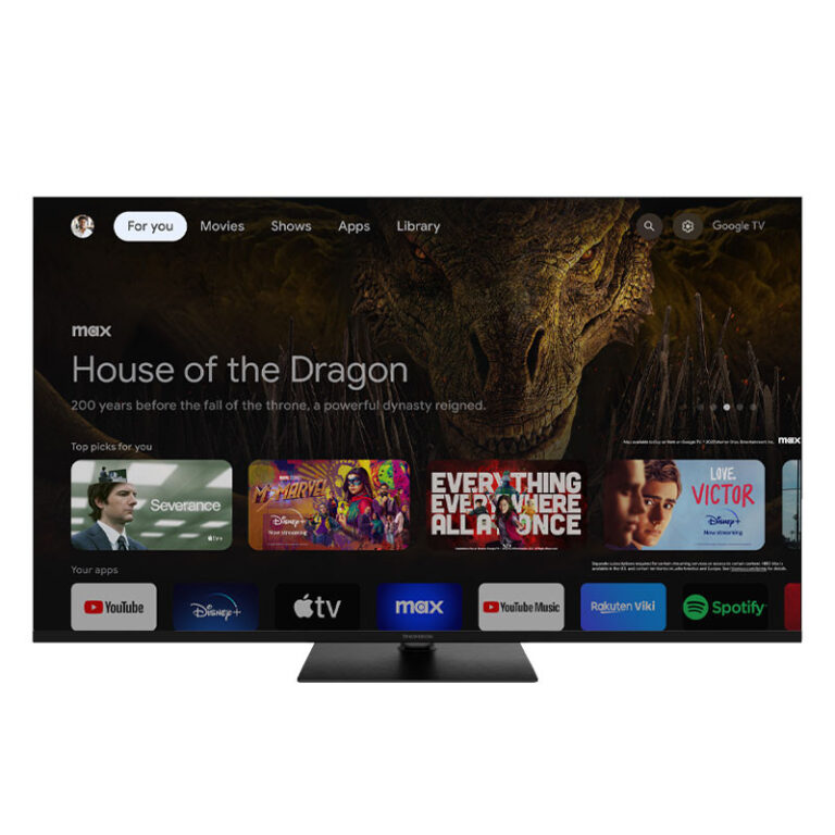 Téléviseur Thomson 43UG5C14 UHD 4K Smart Google TV Noir Tunisie
