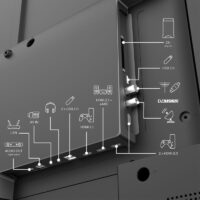 Téléviseur Thomson 50QG4S14 QLED Side Feet Google TV Noir Tunisie