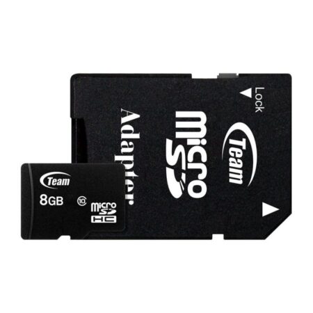 Carte mémoire TeamGroup Micro SD 8 Go Class10 – TUSDH8GCL1003 Tunisie