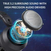 Casque Gaming Abkoncore B1000R Real5.2 – Noir – B1000R-blk Tunisie