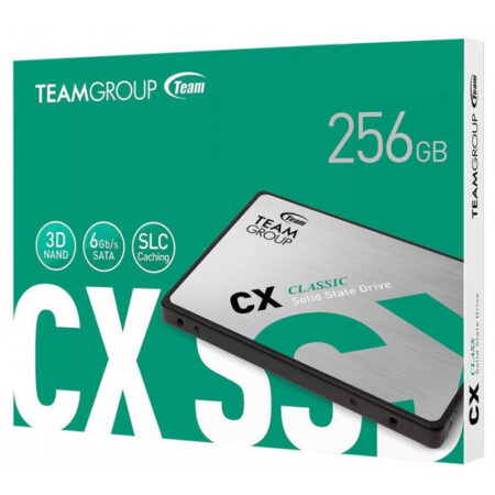 Disque Ssd Interne Teamgroup Cx2 256 Go 2.5″ Sata Iii – T253X6256G0C101 Tunisie