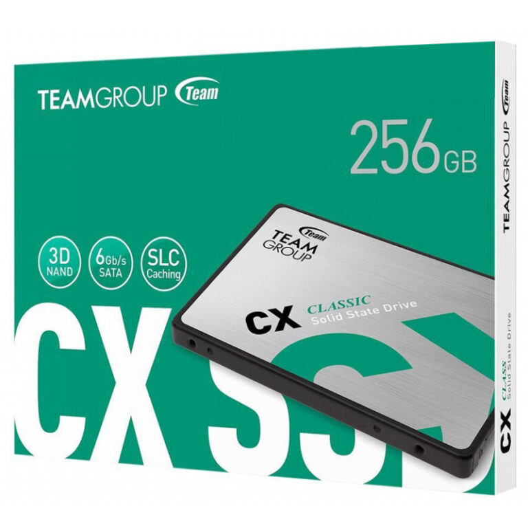 Disque Ssd Interne Teamgroup Cx2 256 Go 2.5″ Sata Iii – T253X6256G0C101 Tunisie
