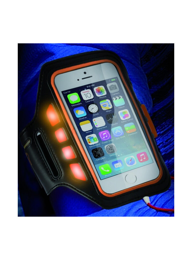 Bras KSIX Avec LEDS Universel Pour Smartphone Jusqu’à 4 Pouces Noir Tunisie