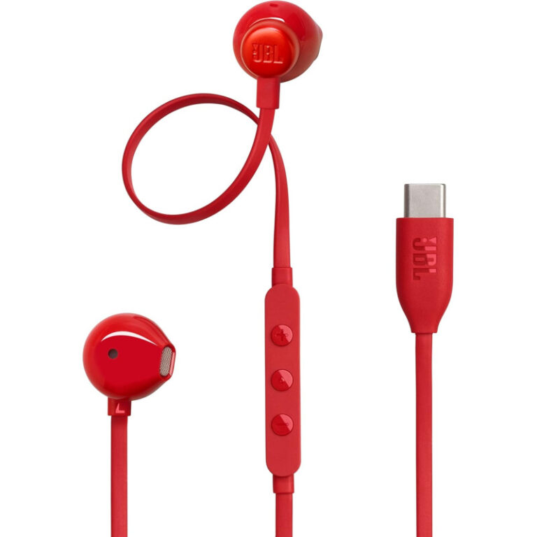 Écouteurs Filaire JBL Tune 305C USB – Rouge- 01392 Tunisie
