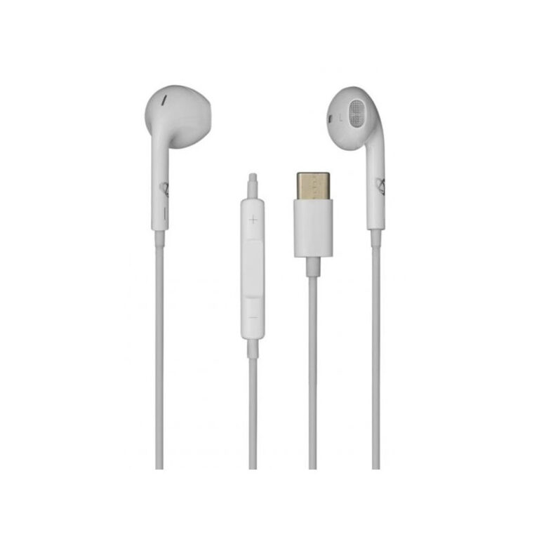 Écouteurs Avec Microphone Sbox  Usb Type-c – Blanc – EP-TC055W Tunisie