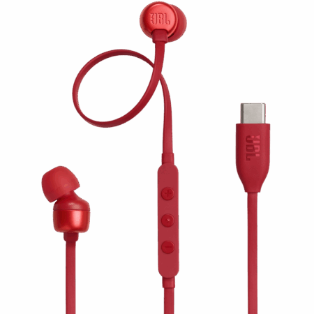 Écouteurs Filaire JBL Tune 310C USB – Rouge- 01117 Tunisie