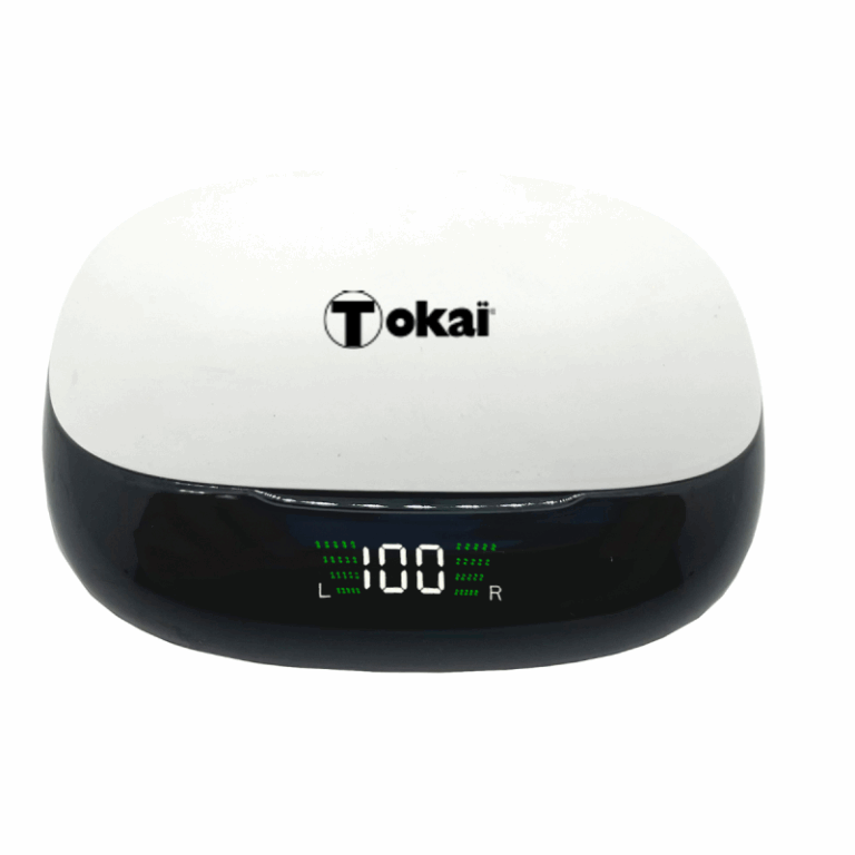 Écouteurs Sans fil True Wireless + Boîtier de Recharge Tokai – Blanc – OTA624W Tunisie