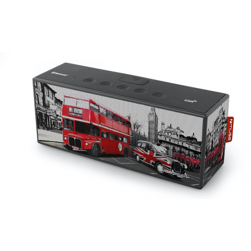 Haut-Parleur Portable Bluetooth Muse – Noir & Rouge -M-720LD Tunisie