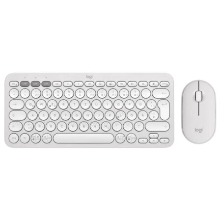 Ensemble Clavier et Souris Sans Fil LOGITECH Combo Pebble 2 – Blanc- 920-012210 Tunisie