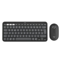Ensemble Clavier et Souris Sans Fil LOGITECH Combo Pebble 2 – Blanc- 920-012210 Tunisie