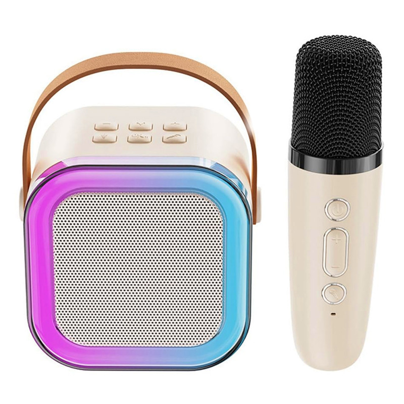 Haut Parleur Bluetooth K12 5W Avec Microphone – Beige -K12-BEIGE Tunisie