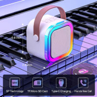 Haut Parleur Bluetooth K12 5W Avec Microphone – Beige -K12-BEIGE Tunisie