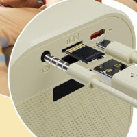 Haut Parleur Bluetooth K12 5W Avec Microphone – Blanc -K12-Blanc Tunisie