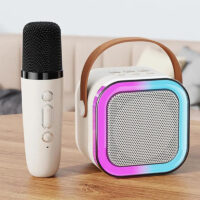 Haut Parleur Bluetooth K12 5W Avec Microphone – Blanc -K12-Blanc Tunisie