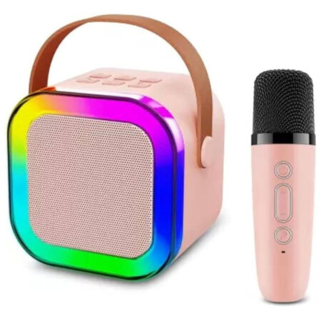 Haut Parleur Bluetooth K12 5W Avec Microphone – Rose -K12-Rose Tunisie