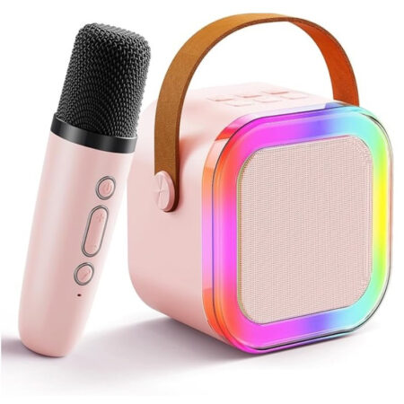 Haut Parleur Bluetooth K12 5W Avec Microphone – Rose -K12-Rose Tunisie
