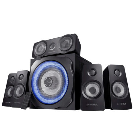 Haut-parleurs Filaire Trust Gxt 658 Tytan Surround 5.1 – Noir – 21738 Tunisie