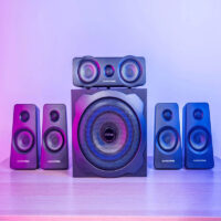 Haut-parleurs Filaire Trust Gxt 658 Tytan Surround 5.1 – Noir – 21738 Tunisie