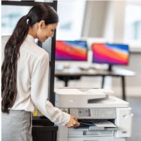 Imprimante Jet D’encre Brother Mfc-j5955dw Couleur A3 Wi-fi – Blanc -MFC-J5955DW Tunisie