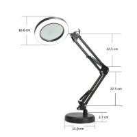 Lampe De Bureau Platinet Lampa MAGNIFY 10w – Noir – PDLD11 Tunisie