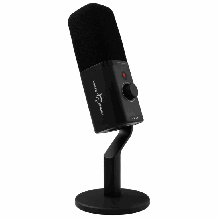 Microphone Gaming White Shark UDUKKU DSM-04 – Noir Tunisie