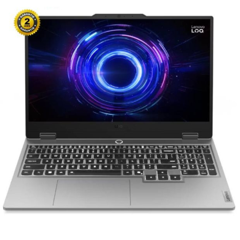 PC Portable Gamer LENOVO LOQ 15IRX10 i7 14è Gén 24Go 512Go RTX 5050 8Go -Gris – 83JE00B6FG Tunisie