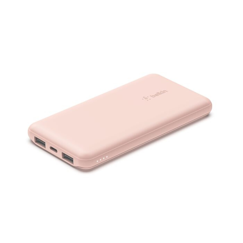 Power Bank Belkin Boost Charge 3 ports 10K – Rose- BPB011BTRG Tunisie
