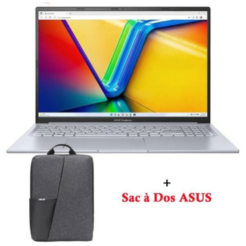 Pc Portable Gamer Asus K16 K3605VC i5 13Gén 8Go 512Go RTX 3050 Silver – K3605VC-RP488W Tunisie