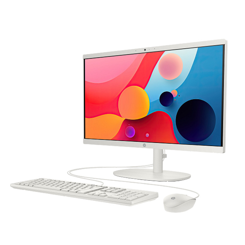Pc de Bureau All In One HP 22-dg0008nk i3-N100 8Go 256Go SSD – Blanc – A2AS8EA Tunisie