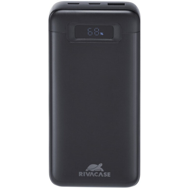 Power Bank Rivacase VA1082 65W 20000 mAh – Noir – VA1082 Tunisie