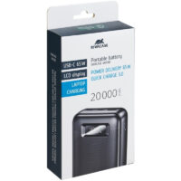 Power Bank Rivacase VA1082 65W 20000 mAh – Noir – VA1082 Tunisie