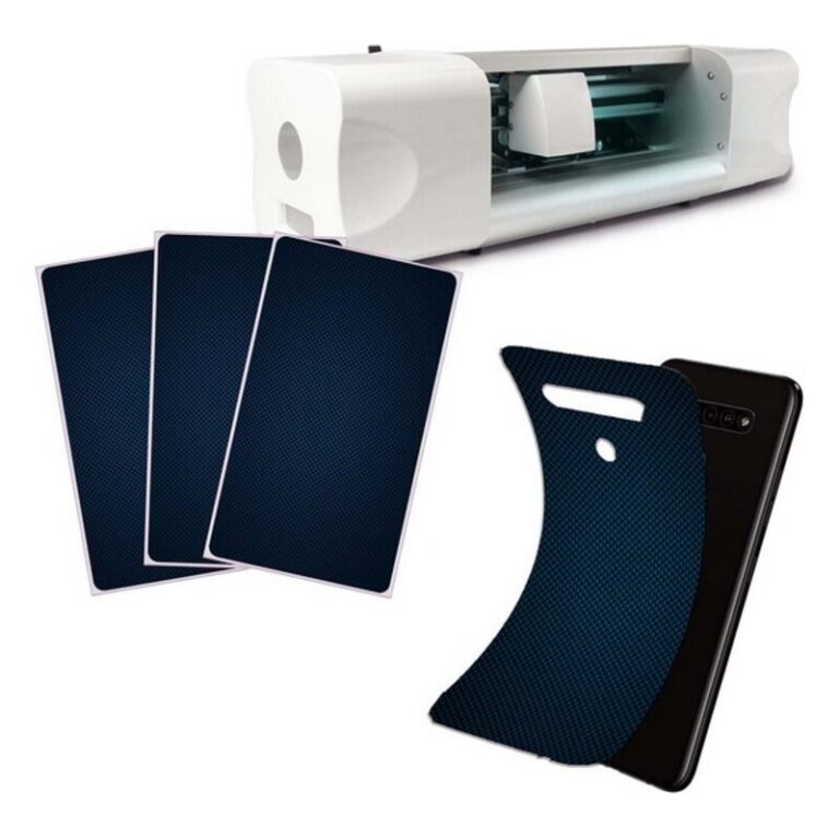 Film De Protection Couvercle Arrière Ksix Pour Machine De Coupe Effet Fibre De Carbone – Bleu -BXFILMCUTBACK03 Tunisie