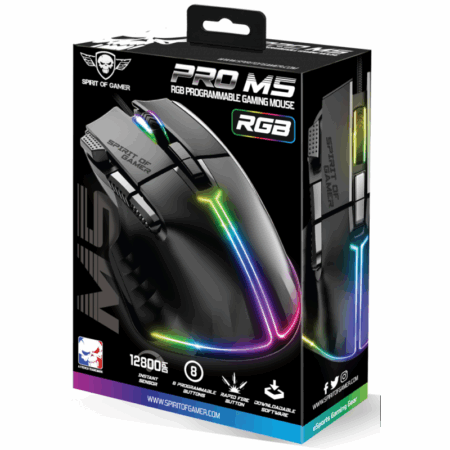 Souris Gaming Spirit Of Gamer PRO-M5 RGB -Noir -S-PM5RGB Tunisie