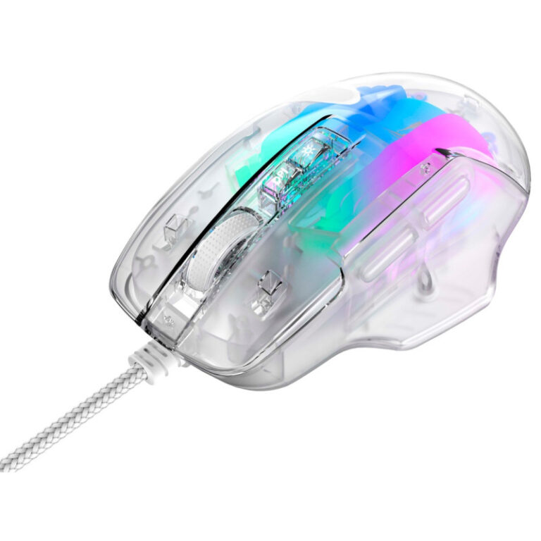Souris Filaire Optique Gamer Havit Backlit RGB – Blanc -HV-MS1011SE Tunisie