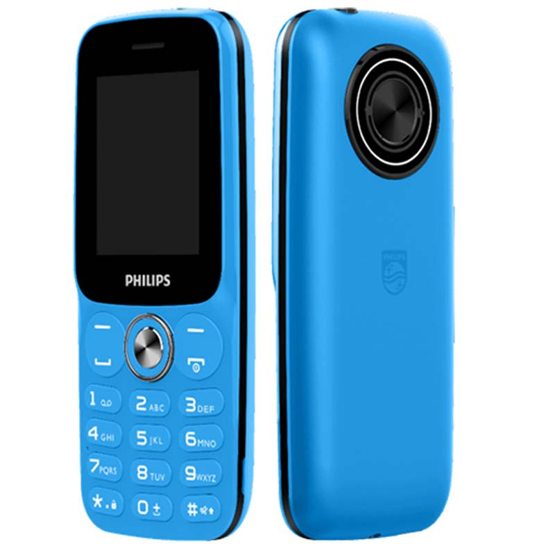Téléphone Portable Philips E2106 –  Bleu – PHILIPS-E2106-BL Tunisie