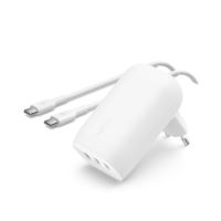 Chargeur Mural Belkin Boostcharge Usb-c 3 Ports Avec Pps 67w + Câble Usb-c Vers Usb-c -Blanc -wcc002vf2mwh-b6 Tunisie