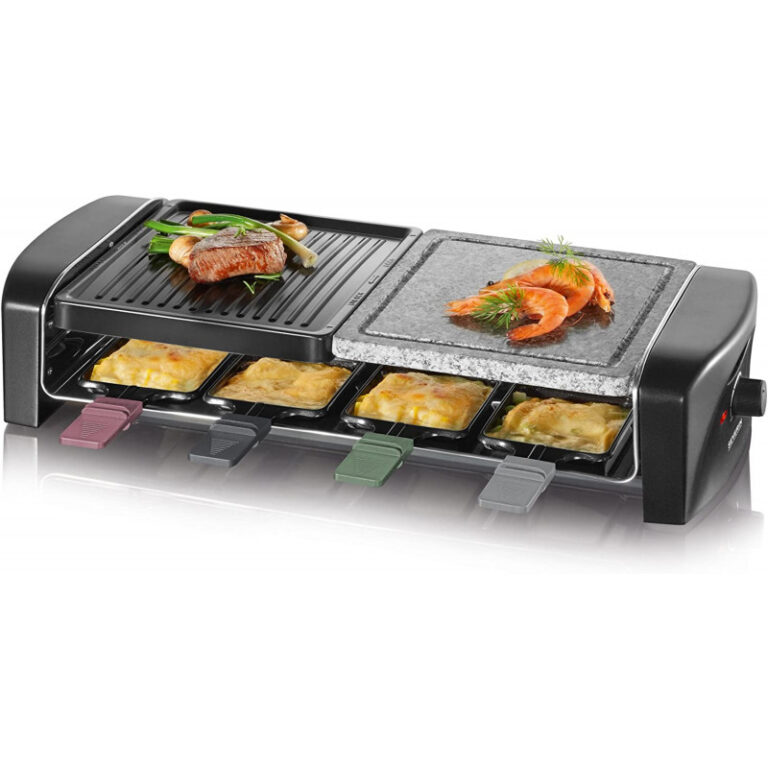 Appareil à Raclette Grill Severin 8 Personnes RG9645 1400W Noir Tunisie