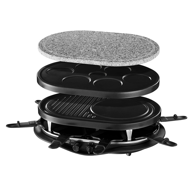 Appareil à Raclette Russell Hobbs Quatuor 4en1 21000-56 Noir Tunisie