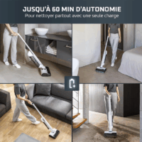 Aspirateur Balai Sans Fil Rowenta X-Clean 10 200 W GZ7540WO Blanc Tunisie