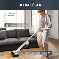 Aspirateur Balai Sans Fil Rowenta X-Clean 10 200 W GZ7540WO Blanc Tunisie