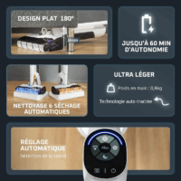 Aspirateur Balai Sans Fil Rowenta X-Clean 10 200 W GZ7540WO Blanc Tunisie