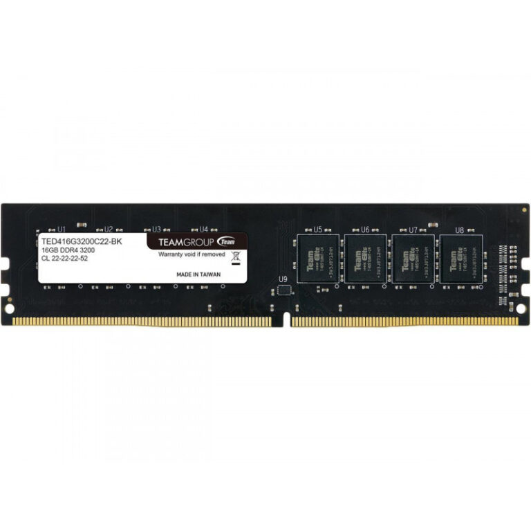 Barrette Mémoire Team Group 16 Go DDR4 3200 MHZ – TED416G3200C2201 Tunisie