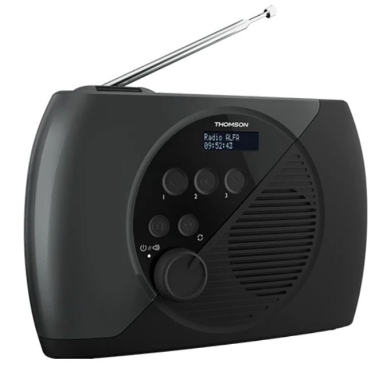 Radio Numérique Portable Thomson DAB+ FM RT350DAB – Noir- RT350DAB Tunisie