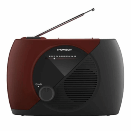 Radio FM Portable Thomson RT353 – Rouge & Noir- RT353 Tunisie