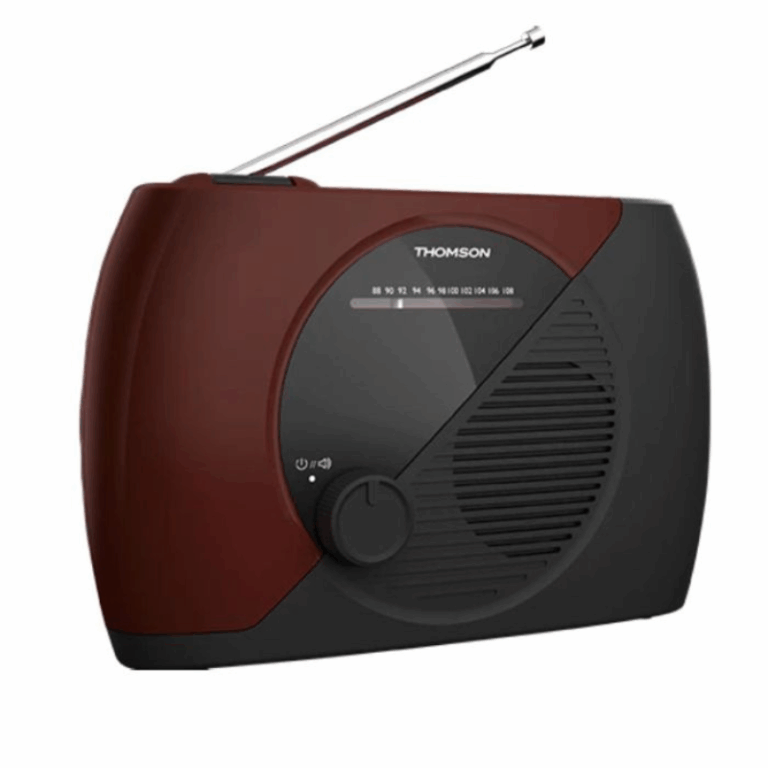 Radio FM Portable Thomson RT353 – Rouge & Noir- RT353 Tunisie