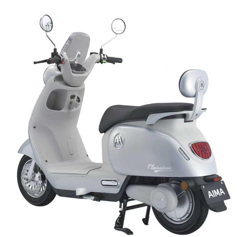 Scooter Électrique Aima Classical 800W – Blanc Tunisie