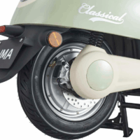 Scooter Électrique Aima Classical 800W – Vert & Baige Tunisie